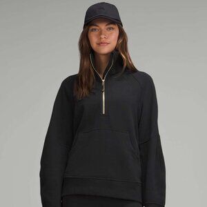 Scuba Funnel Black and gold Lululemon sweatshirt